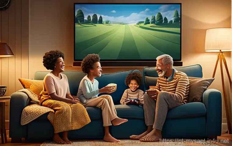 신비아파트 시청 포인트 정리 - **Prompt:** A group of three diverse children, aged 8-12, are on a playful mystery adventure. They a...