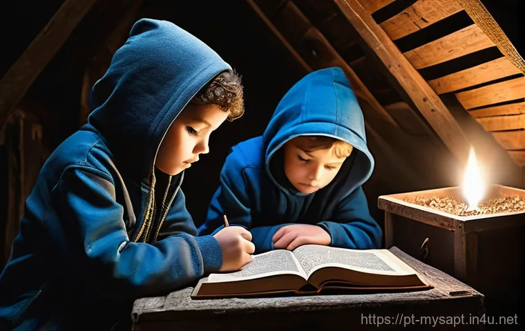 신비아파트 오컬트 요소 분석 - **Prompt:** A curious child, approximately 8 years old, with bright eyes and a slight smile, wearing...