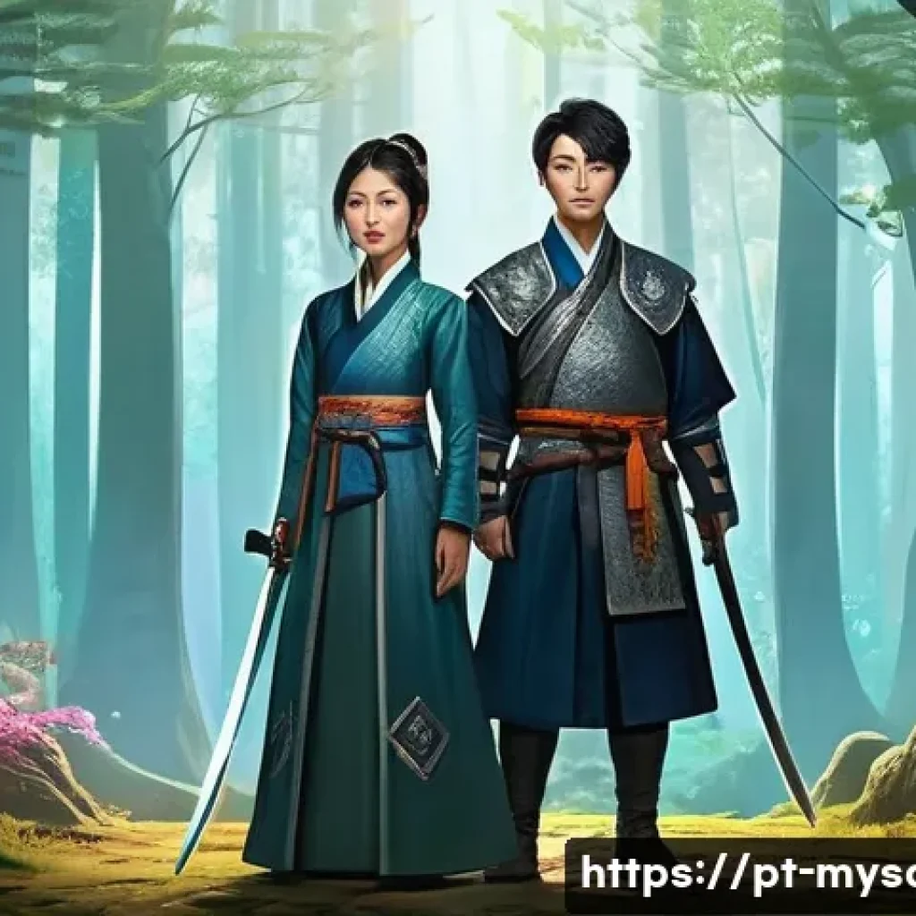 신비아파트 팬덤 커뮤니티 동향 - **Prompt 1: Gaeun and Kanglim in a stylized adventure scene.**
    "A vibrant, detailed illustration...