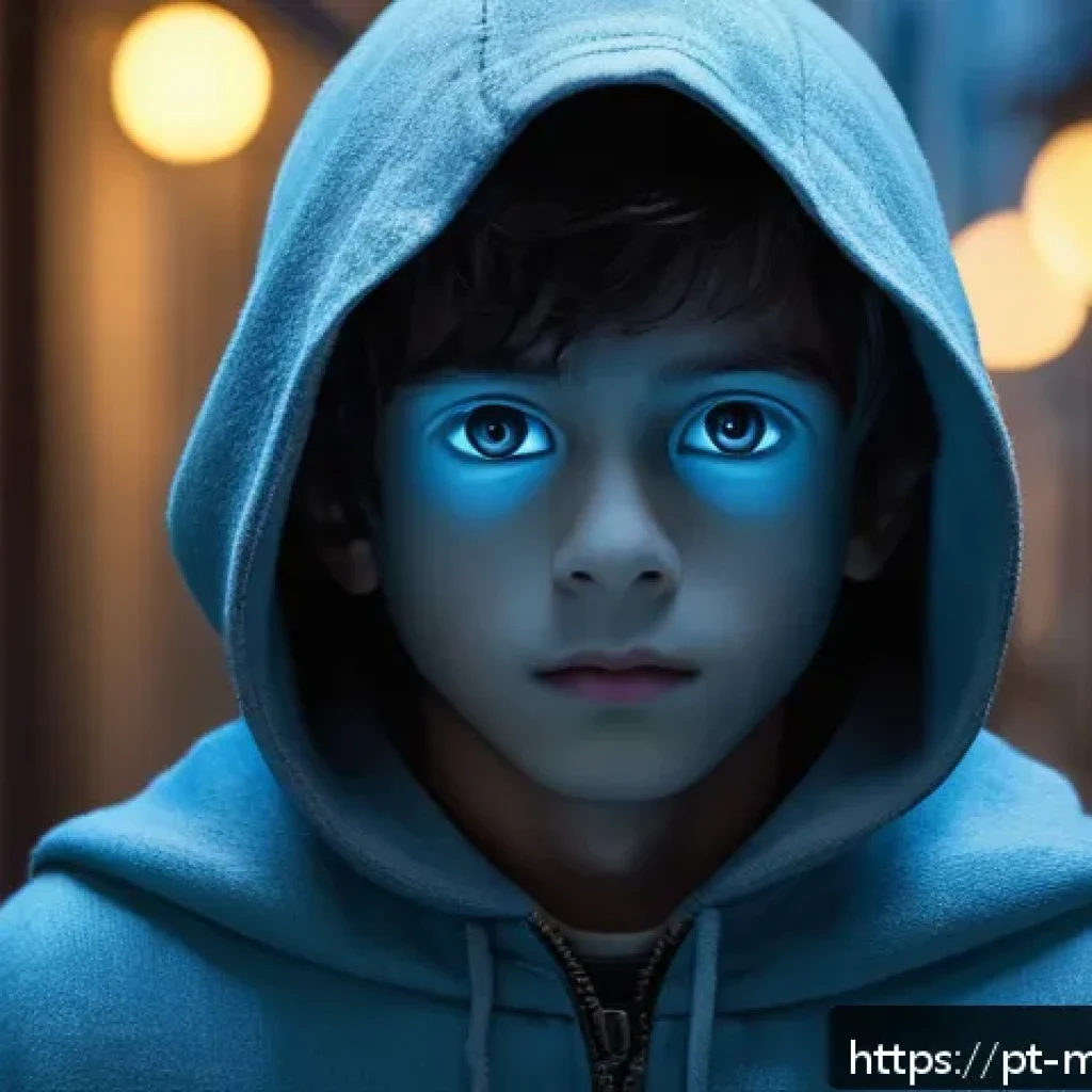신비아파트 캐릭터 별명 모음 - A charming and mysterious young boy character named Shinbi, depicted as a small ghost with glowing p...