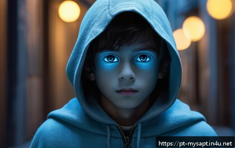 신비아파트 캐릭터 별명 모음 - A charming and mysterious young boy character named Shinbi, depicted as a small ghost with glowing p...